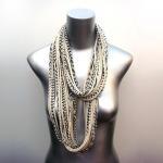 Stripe Womens Boho Necklac..