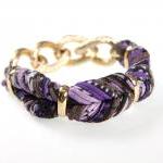 Bangles Fabric Womens Bracelet Bangle Braided Cuff Jewelry Friendship Knot Tribal Infinity Boho Stack Cotton Bracelets Eggplant Purple Brown
